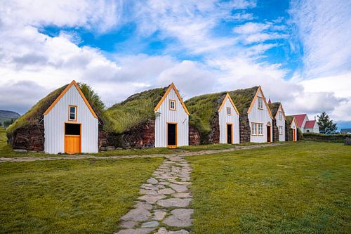Glaumbaer turf farm museum near Varmahlid North Iceland