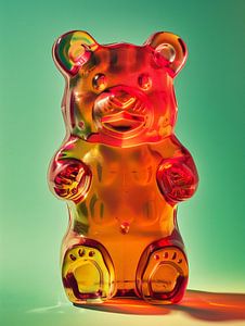 Riesengroßes Gummiebärchen | Pop Art Fotografie