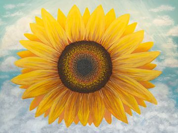 Tournesol dans les nuages