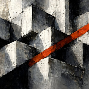„Bold Block“ – Zusammenfassung 1: Monochrome Spannung