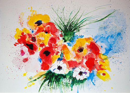 Phantasieblumenstrauß der Natur