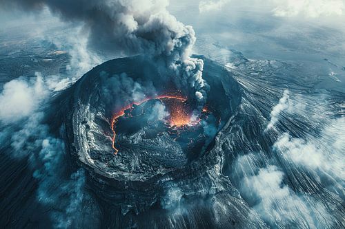 luchtfotografie boven stad en land