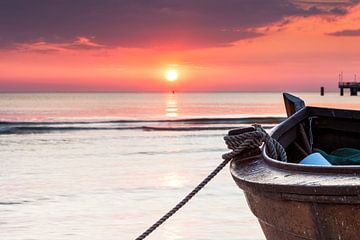 Lever de soleil sur la mer