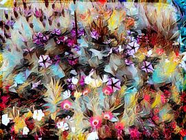 Blumenwiese Ölmalerei von Patricia Piotrak