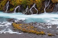 Hraunfossar, IJsland van Jeannette Kliebisch thumbnail