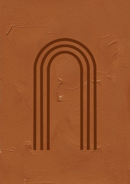 Terracotta Line No 01 by Treechild
