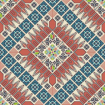 Palestinian embroidery by Richard Laschon