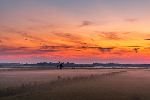 Texel zonsondergang De Staart