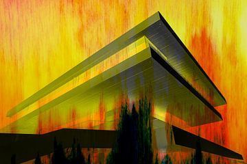 Kleurrijke abstractie Veles e Vents van Dieter Walther