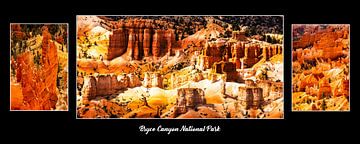 Drieluik Bryce Canyon National Park van Dieter Walther