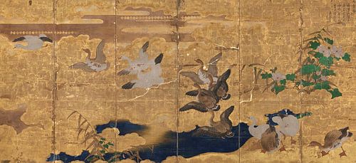 Geconfedereerde roos en wilde ganzen