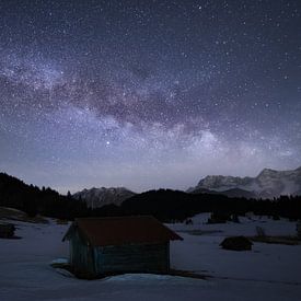 Melkweg boven het meer van Gerold van Anselm Ziegler Photography