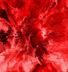 Sehnsucht in den Wolken in Rot