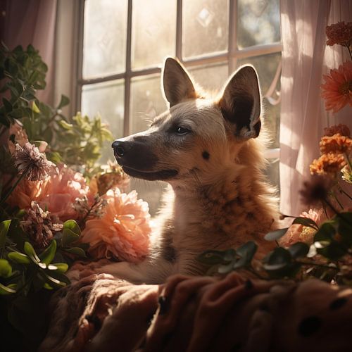 Hyena's Morning Dawn