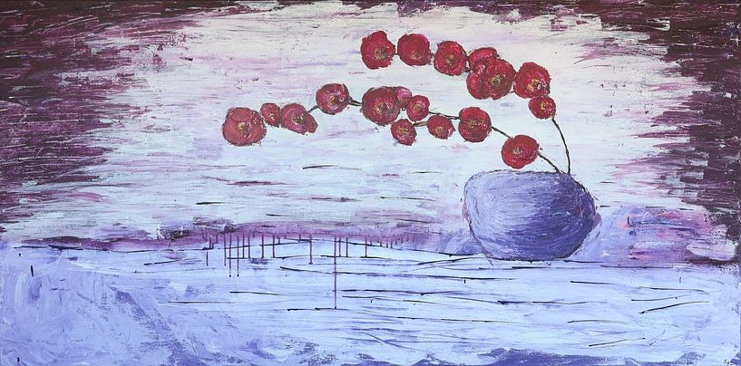 Orchidee vaas van silke.art - Silke Hemelt -
