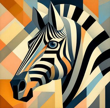 Een zebra van Kay Weber