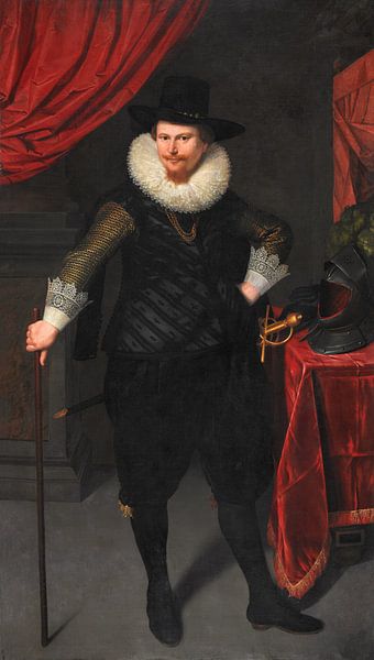 Portret van Laurens Reael, Cornelis van der Voort van Meesterlijcke Meesters