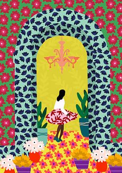 Floral Portal Girl