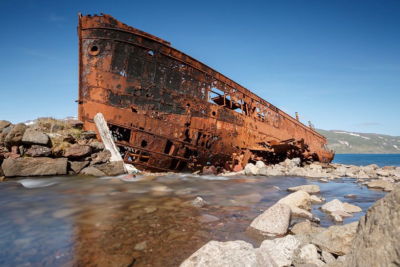 Verrostetes Boot von Menno Schaefer