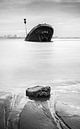 Shipwreck "Uwe" in the Hamburg Elbe by Nils Steiner thumbnail