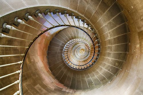 Escaliers tournants dans le phare