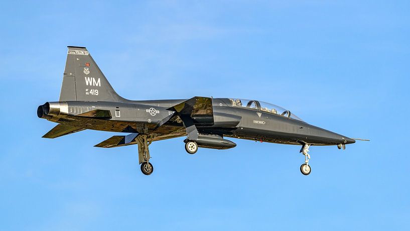 Landung der U.S. Air Force Northrop T-38 Talon. von Jaap van den Berg