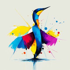 Die Vögel tanzen | Vogel in Farbe