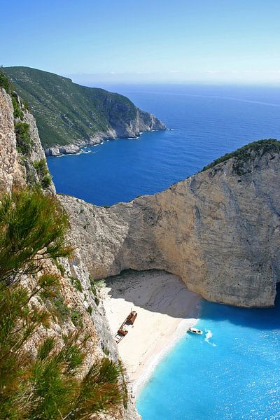 Shipwreck bay op Zakynthos van Antwan Janssen