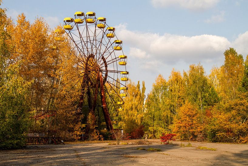 La grande roue abandonnée de Pripjat par Truus Nijland