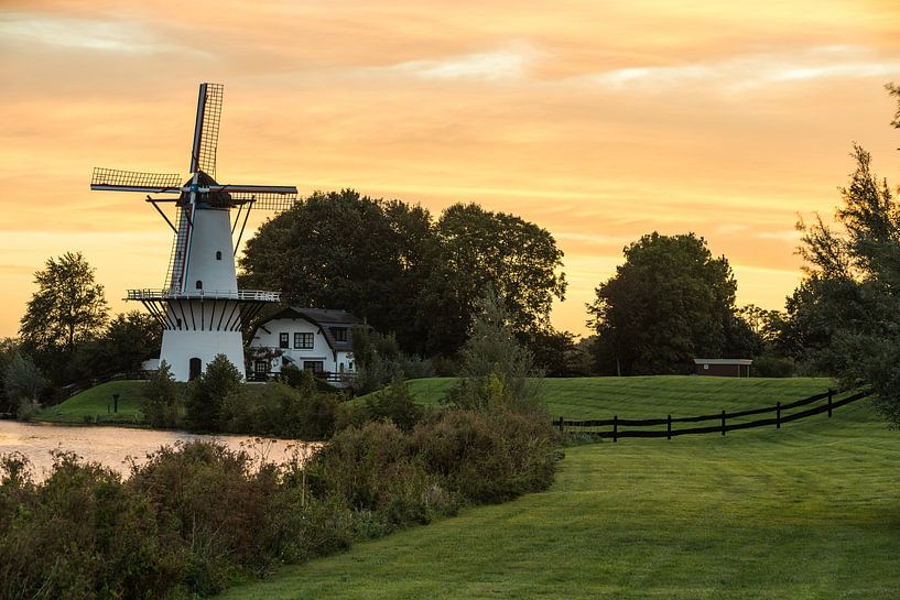 Windmolen in Deil Nederland par Marcel Derweduwen