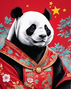 Nationaltier Riesenpanda China