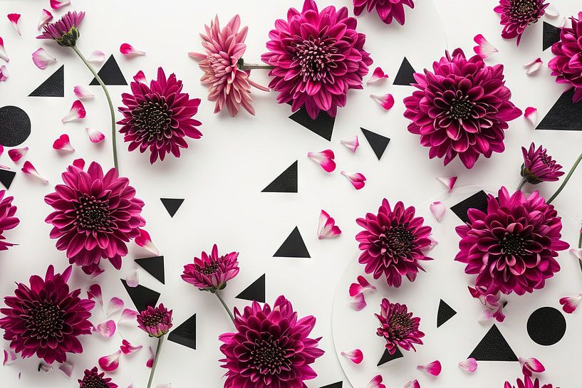 Chrysanthemen von Poster Art Shop