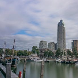Belle Skyline Rotterdam Zalmhaven depuis le Veerhaven sur Patrick Verhoef