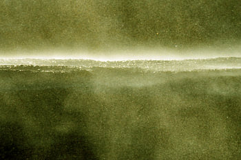 Zandfoto's van de wind van de Noord-Atlantische Oceaan.