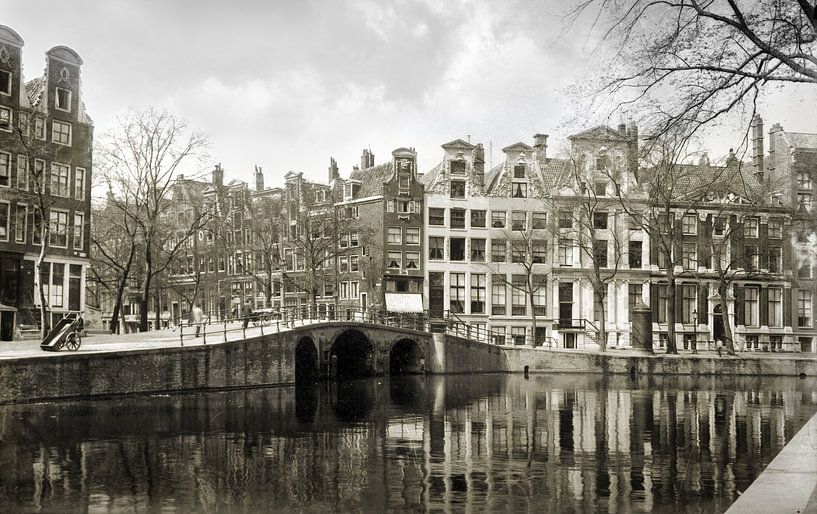 Herengracht à Amsterdam 1895 par Corinne Welp