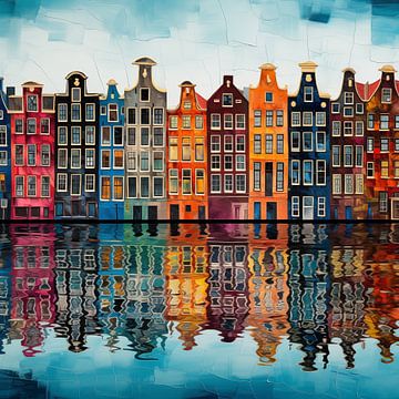 Colourful Amsterdam by Thea