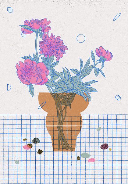 Peonies by Ada Jarzebowska