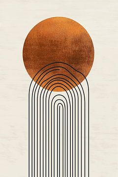Geometrische Boog iii van Studio BB