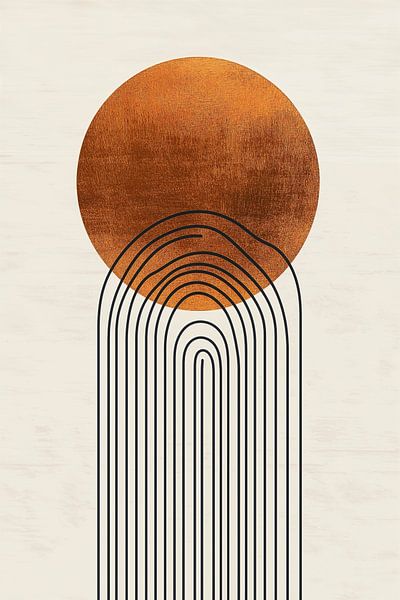 Geometrische Boog iii van Studio BB