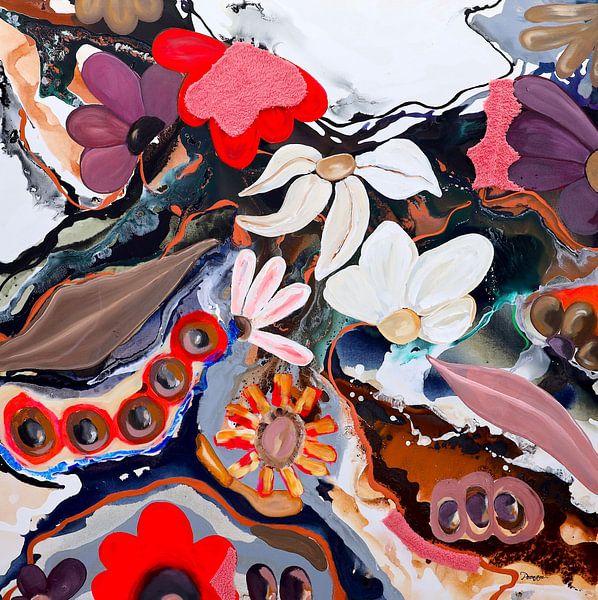 Bunter Blumenwirbelwind von Poonam Choudhary