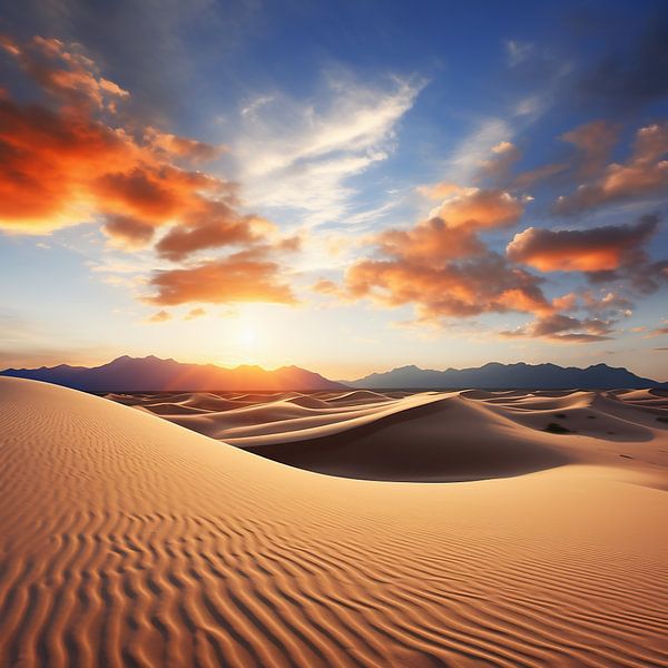 Schönheit der Wüste von fernlichtsicht