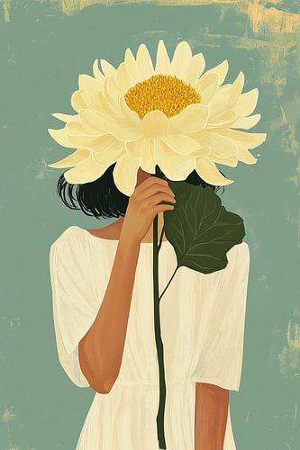 Hidden behind the Dahlia no.1