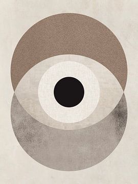 Oeil - Beige - Bauhaus sur JunoArt