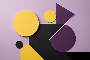 Geometrische vormen in minimalistisch design van Art & Soul Creations
