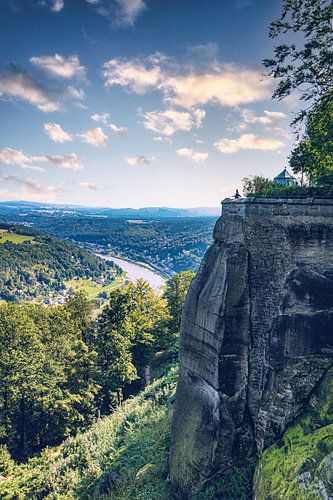 Uitzicht vanaf vesting Königstein