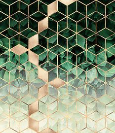 Leaves And Cubes by Elisabeth Fredriksson