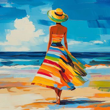 Kleuren van de Zomerzee van Bianca ter Riet
