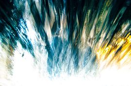 Rayures floues et eau