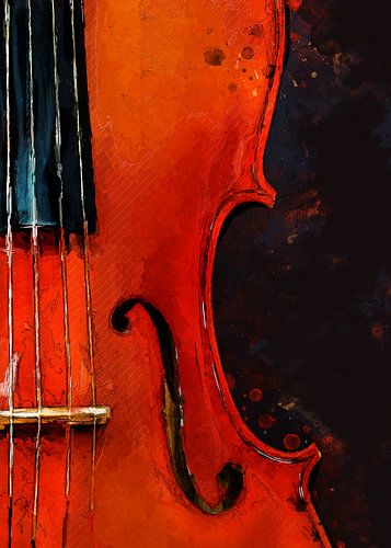 Viool aquarel kunst #viool