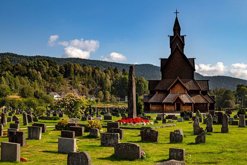 Stabkirche von Heddal, Norwegen von Adelheid Smitt